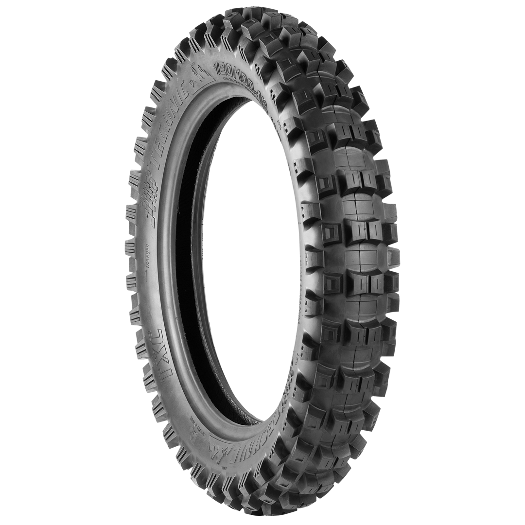 Pneu p/ moto aro 18 * 120/100-18 - tras. crf 230/250, dt 180/200, wr 250/450, xr 250, xtz 250 e similares (txc) c/câm.